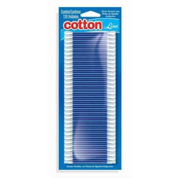 Imagem de cotonete haste flexível 120 unidades - cotton