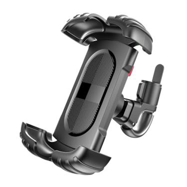 Imagem de Generic Suporte de telefone para bicicleta - Braçadeira de celular para guidão de motocicleta, compatível com iPhone 15 Pro Max, smartphones de 4,7 a 6,8 polegadas