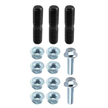 Imagem de Vaticas Kit de parafuso turbo e porca adequado para Subaru Outback Legacy Impreza WRX STi Forester, substitui 800910340 44059AA030 902370029