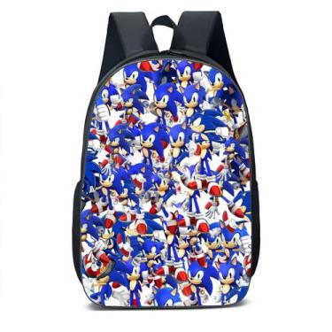 Imagem de Mochila Escolar Sonic Ouriço Infantil Escolha Modelo - EXO, SONIC 02