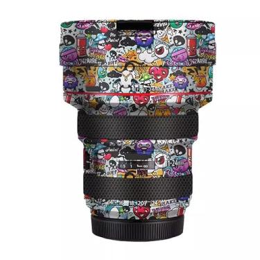 Imagem de EF 11-24 4 L II Adesivo para lente de câmera revestimento película protetora protetor corporal decalque skin para Canon EF 11-24 mm F4 L II (Graffiti White)