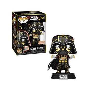 Imagem de Boneco Funko Pop! Star Wars - Darth Vader Retro (Glow)