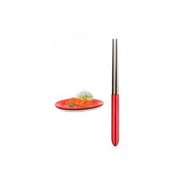 Imagem de Hashi Comida Japonesa Reutilizável Vermelho Aladdin Bugatti