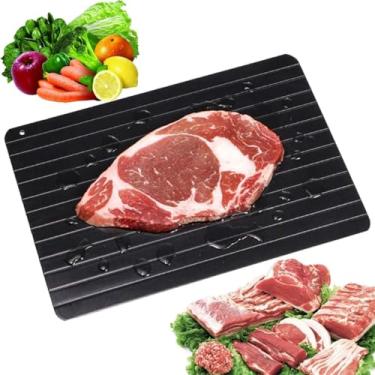 Imagem de Tábua Mágica Descongelar Rápido Carne Frango Peixe Para Casa Cozinha Churrasco Sem Aquecimento