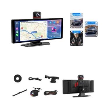 Imagem de Câmera DVR Para Carro Develuck De 10,26 Polegadas 4K Frontal 1080P Tra