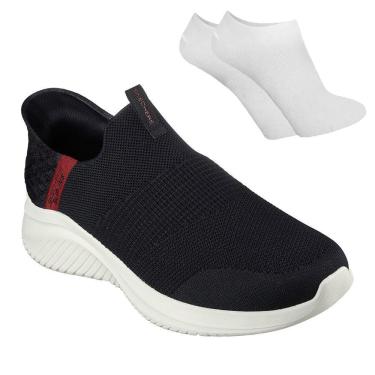 Imagem de Kit Tênis Skechers Ultra Flex 3.0 Masculino + Par de Meia