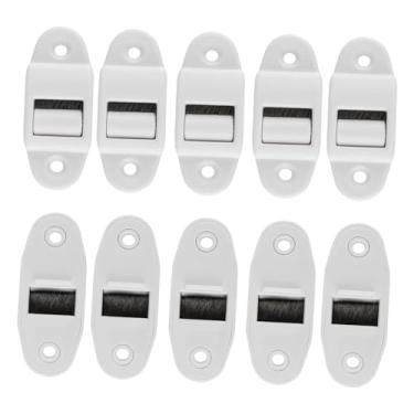 Imagem de FytStycale Guia de Correia para Persiana de Enrolar, Fácil Substituição, Limpeza Eficiente, Escova Interna, Guia de Correia para Persiana de Enrolar para Uso Dom, 10 Peças, Tamanho real