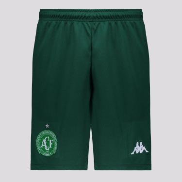 Imagem de Calção Kappa Chapecoense I 2025 Verde-Masculino