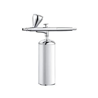 Imagem de Dual Action Pen Spray Silent Facial Unhas Airbrush Compressor Kit Art Design Foundation Maquiagem(Part A white)