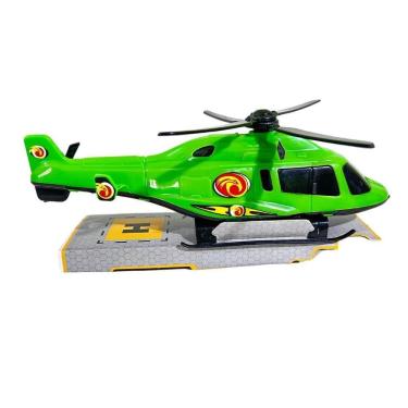 Imagem de Brinquedo Helicóptero de Resgate Ação e Aventura 254 BS Toys