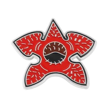 Imagem de Broche De Metal Esmaltado Vermelho Stranger Things Chomper Para Mulher