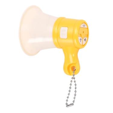 Imagem de SPYMINNPOO Alto-falante Megafone, Mini Amplificador de Voz Portátil, Brinquedo Com Função de Gravação, Truque de Piada, Presentes para Crianças, Eventos Escolares, Líderes de Torcida (Amarela)