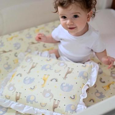Imagem de Travesseiro Estampado para Bebê 28cm x 35 cm Bublim - BUBLIM INCOMFRAL
