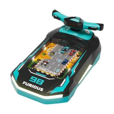 Imagem de harayaa Volante musical de brinquedo com som, jogo de simulação de direção interativo e criativo para desenvolvimento infantil a partir de 3 anos, Azul Recarregável