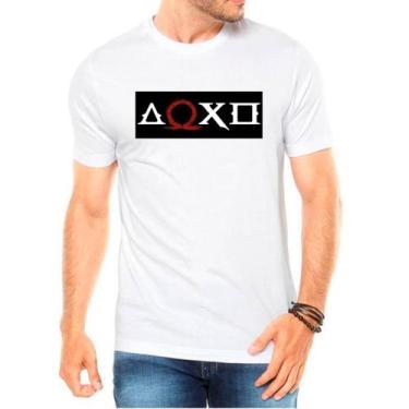 Imagem de Camiseta kratos god of war games jogos camisa masculina lançamento 01 