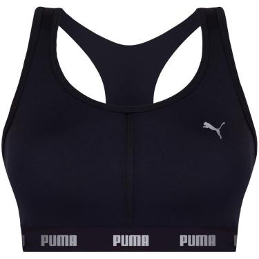 Imagem de Top Puma Com Bojo Removível Fitness Alta Sustentação Para Academia Treino Corrida-Feminino