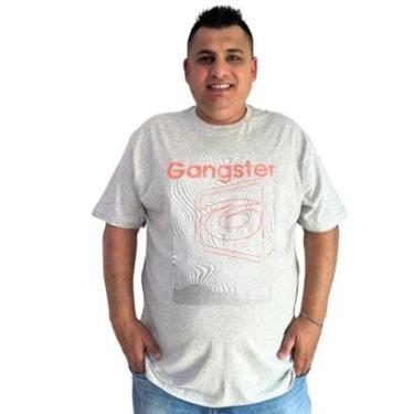 Imagem de Camiseta Masculina Gangster Moda Plus Size Tamanho Grande-Masculino
