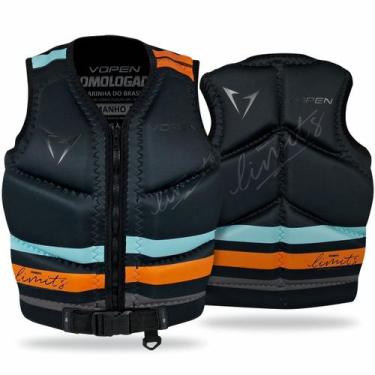 Imagem de Colete Salva vidas Neoprene Homologado Maximus Limits, Acqua, Laranja,