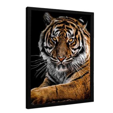Imagem de Quadro Motivacional a Face do Tigre - TACOLADO PAPEL DE PAREDE, 15 x 2