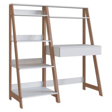 Imagem de Mesa Escrivaninha e Estante Para Escritorio B94 NOVAM