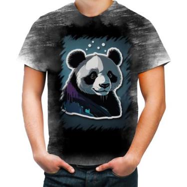 Imagem de Camiseta Desgaste Panda Com Roupa Estilosa 4 - DESIGN CAMISETAS, P