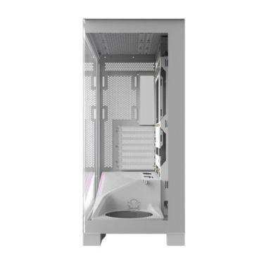 Imagem de Gabinete Gamer PCYES Forcefield FLOW White GHOST - GFFFWG