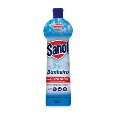 Imagem de Limpador Banheiro Cloro Ativo 500ml Sanol