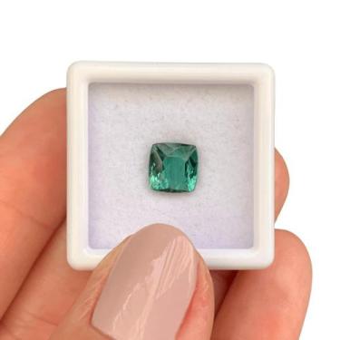 Imagem de Turmalina Azul Esverdeada Cushion 1,56ct - ENE2ESE