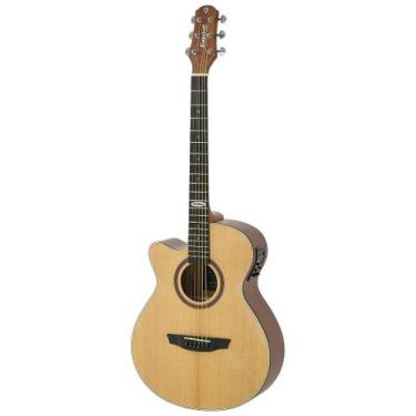 Imagem de Violão Strinberg Sa200 Aço Elétrico Natural Fosco Canhoto