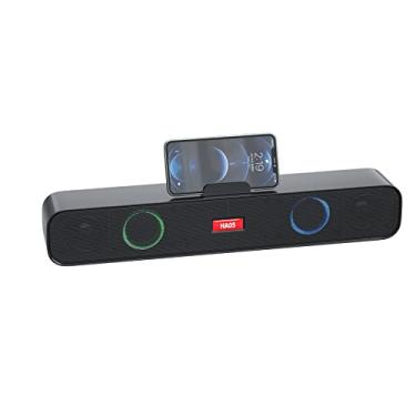 Imagem de Novo alto-falante bluetooth multifuncional luz respiratória bluetooth placa de áudio sound blaster subwoofer longo