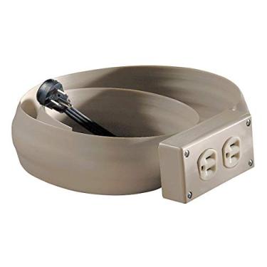 Imagem de Electriduct Protetor de cabo de extensão de energia elétrica Lay Flat - 1,2 m (bege)