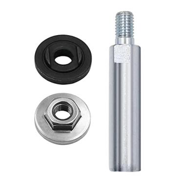 Imagem de menolana de conexão de extensão de rebarbadora M10, conjunto de eixo de extensão giratório de 80 mm para rebarbadora e tipo 100, haste de, Haste e placa sextavada