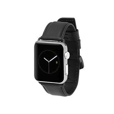 Imagem de Case-Mate Case Mate Pulseira de couro com assinatura para Apple Watch de 42 mm - preta