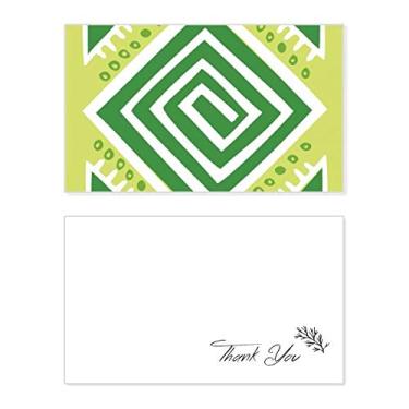 Imagem de Green Squares Totems do México Civilização Antiga Cartão de agradecimento Papel Aniversário Saudações Casamento Apreciação