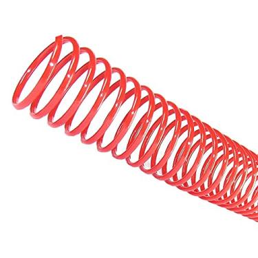 Imagem de Espiral para Encadernação Vermelho 12mm para 70 folhas 100un