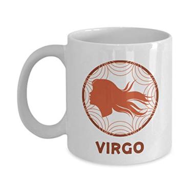 Imagem de Caneca de café do zodíaco Virgo - Caneca de café de 325 ml