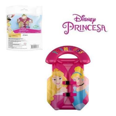 Imagem de Colete Inflável Infantil Princesas Disney 45X35 Cm - Etitoys