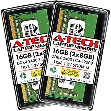 Imagem de A-Tech Kit de substituição de 16GB (2x8GB) RAM para Crucial CT2K8G4SFS824A | DDR4 2400 MHz PC4-19200 1Rx8 1,2V SODIMM 260 pinos módulos de memória não-ECC