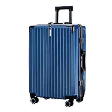 Imagem de TOKSHOP Mala De Viagem De Bordo 10kg Em ABS Com 4 Rodas 360 Graus Medidas ANAC Antifurto (Azul)