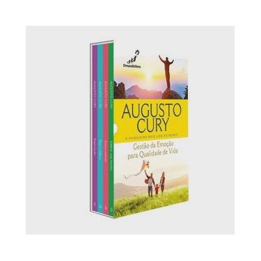 Imagem de Box Augusto Cury - Gestão da Emoção para Qualidade de Vida com 4 marcadores de página