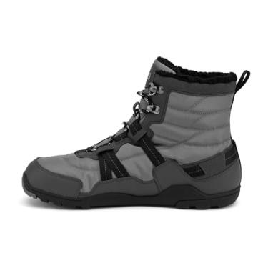Imagem de Xero Shoes Botas de neve masculinas Alpine — Botas de caminhada de inverno masculinas, isoladas à prova d'água com palmilha refletora de calor para clima frio, Asfalto preto, 8.5 UK