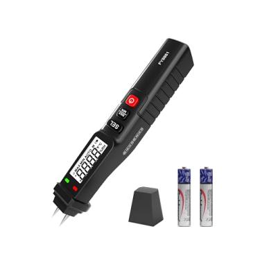 Imagem de Mastfuyi Medidor de umidade de madeira, testador de umidade de lenha com caneta portátil, detector de vazamento de água tipo pino com 2 modos e medição de temperatura ambiente para empreiteiros de