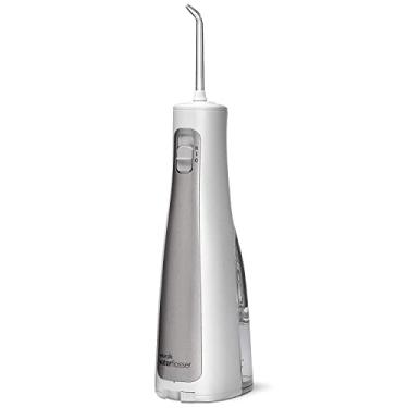 Imagem de Irrigador bucal sem fio Waterpik Cordless Freedom aceito pela ADA, operado por bateria e portátil para viagens e casa, à prova d'água com bolsa de viagem e 3 pontas de jato, WF-03