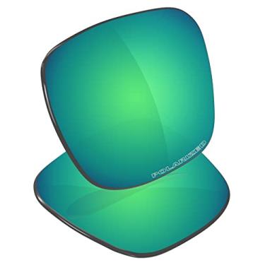 Imagem de Galvanic Lentes de reposição para óculos de sol Oakley Holbrook XL OO9417 - Elite polarizada Jade