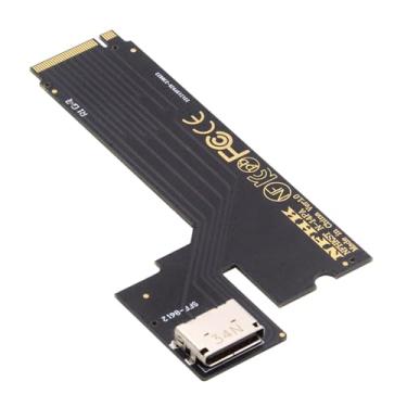 Imagem de Cablecc M.2 M-Key PCI-E 4.0 para SFF-8612 SFF-8611 Oculink Host adaptador para ThinkBook 14+ 2022 2023 placa gráfica externa e SSD