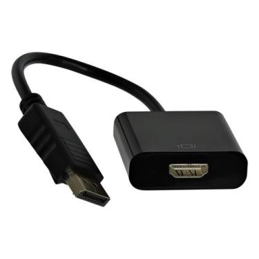 Imagem de Cabo Adaptador Conversor Display Port Para Hdmi Fêmea - max