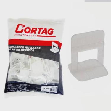 Imagem de Espaçador Nivelador Para Porcelanato e Piso 1mm 50 Peças - Cortag 7047