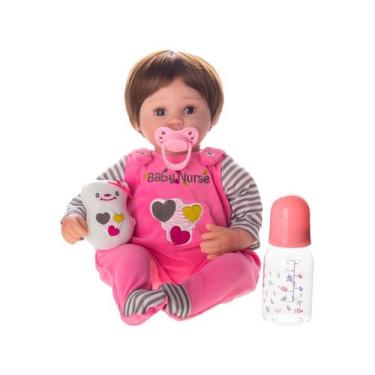 Imagem de Bebê Reborn Nurse Laura Baby 40cm com Acessórios