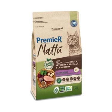 Imagem de Ração Premier Nattú Gatos Castrados Frango e Mandioca 1,5kg - PremieRp
