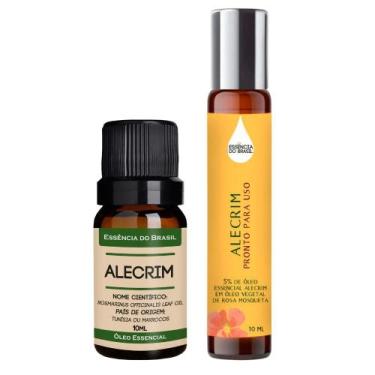 Imagem de Kit Óleo Essencial Alecrim + Pronto P/ Uso Roll On 10ml - Essência do 